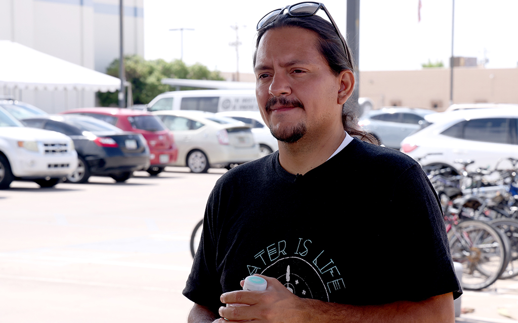 Carlos Garcia campaigned on a platform of police reform when he was elected to the Phoenix City Council in 2019. He initiated the creation of the Office of Accountability and Transparency, a police oversight board. (Photo by Piper Vaughn/News21)