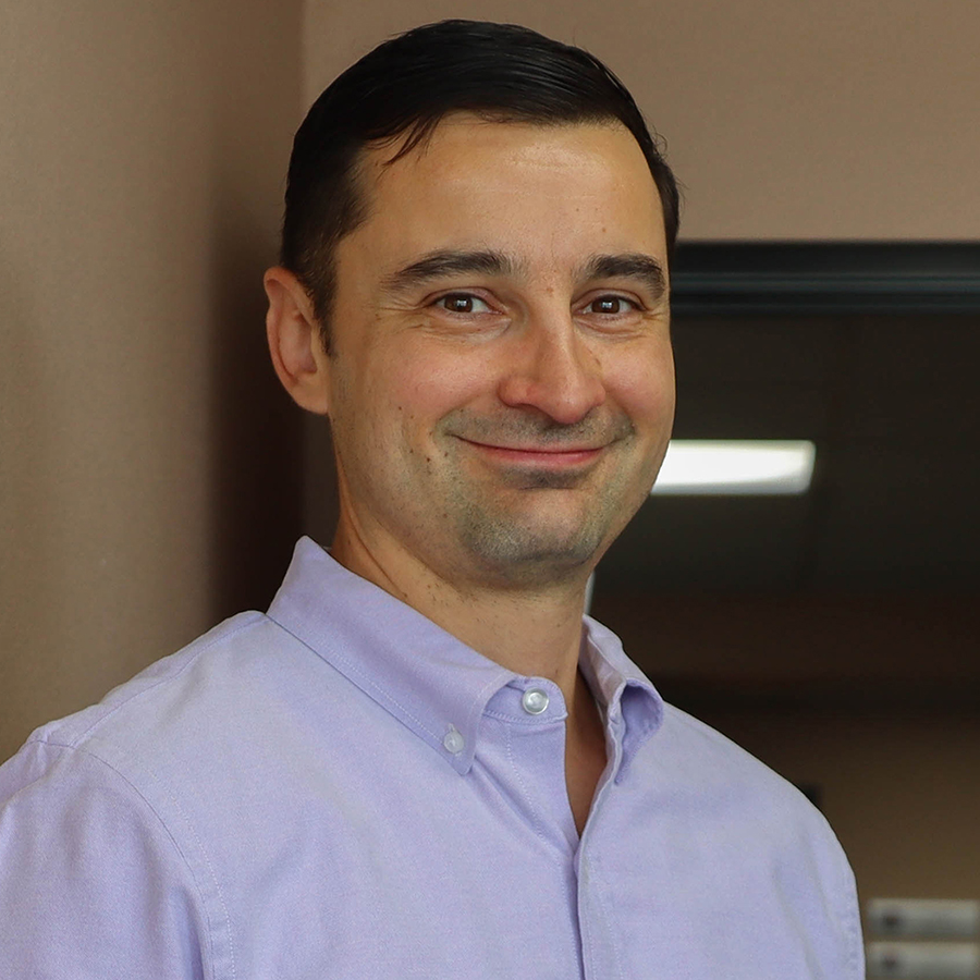 Commander Matt Dietzel of the Albuquerque Police Department poses for a portrait in his office on July 6, 2022. Commander Dietzel is the acting commander of the police department's Crisis Intervention Team (CIS). (Photo by Kate Heston/News21)